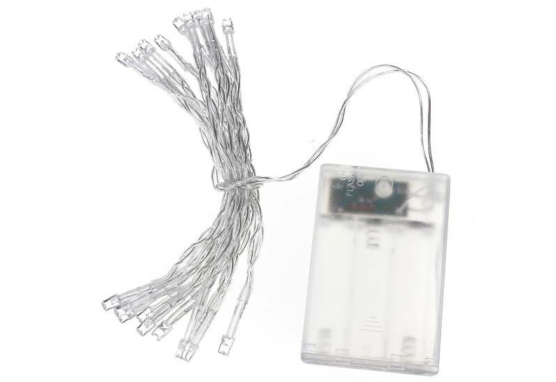 Kerstverlichting op batterij - 3.5 meter - 30 LEDs - warm wit Kerstverlichting op batterij - 3.5 meter - 30 LEDs - warm wit